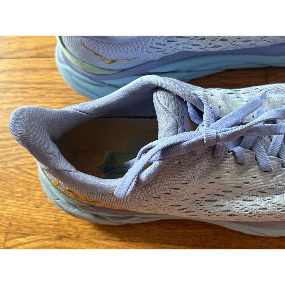 Hoka One One Clifton 8 Womens Size 7.5 B (Medium) Running Shoes Lavender - Picture 9 of 9
